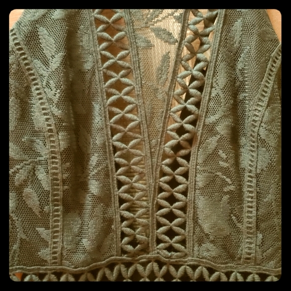 NWT Free People Anastasia Halter Lace maxi - Picture 4 of 7